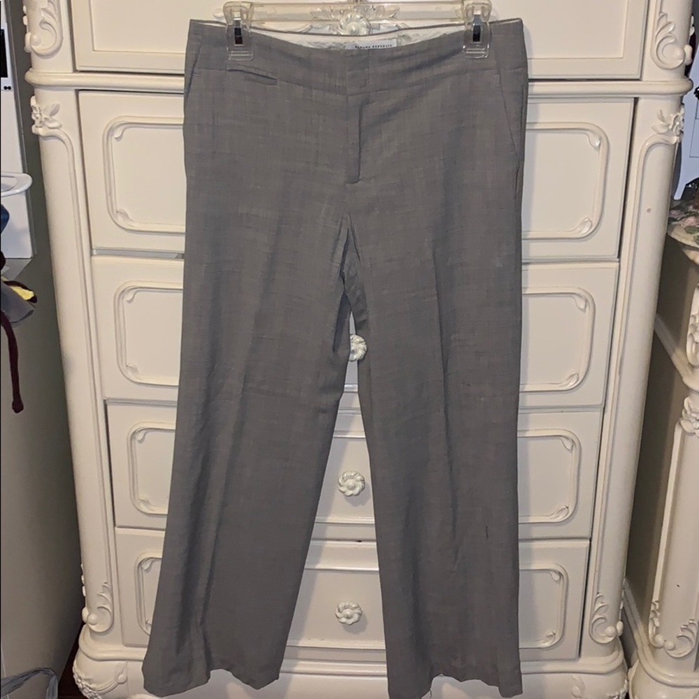 Banana Republic Martin Stretch Gray Pants Sz 4